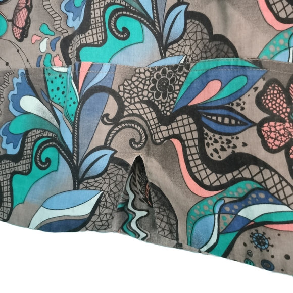 Fat Face Floral Print Skirt With Pockets - Picture 6 of 6